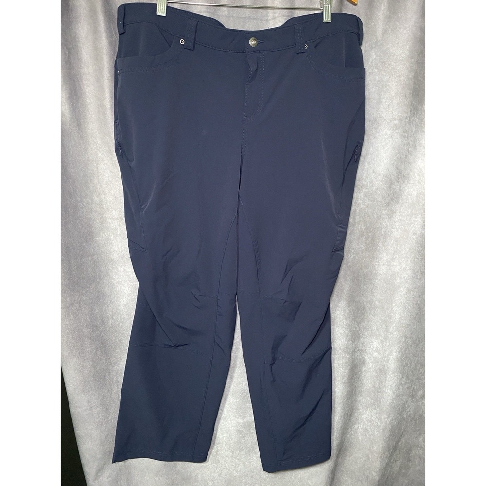 Duluth Flexpedition 20W X 31 Navy Blue Hiking Pants Straight Leg